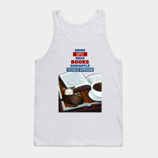 Coffee and book Tank Top